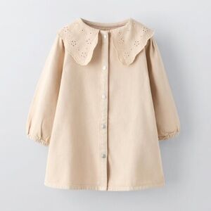 Zara Baby Twill Collared Dress